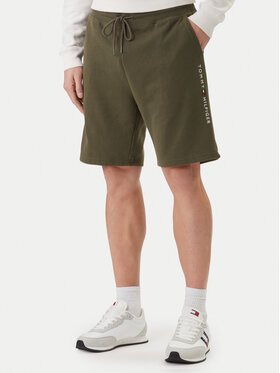 Tommy Hilfiger Tommy Hilfiger Pantaloni scurți sport UM0UM03452 Verde Regular Fit