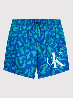 Calvin Klein Swimwear Calvin Klein Swimwear Szorty kąpielowe KV0KV00008 Niebieski Regular Fit