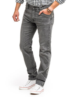 Lee Lee Jeansy DAREN ZIP FLY Szary Straight Fit
