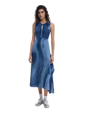 Desigual Desigual Vestito estivo Abito tallin Blu Slim Fit