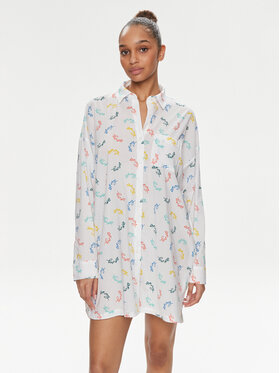 DKNY DKNY Noční košile YI30008 Bílá