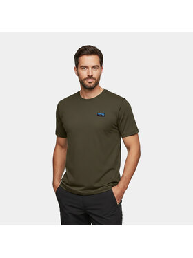Alpinus Alpinus T-Shirt Otago Zielony Regular Fit