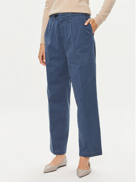 Tommy Hilfiger Tommy Hilfiger Pantaloni din material WW0WW42233 Albastru Relaxed Fit
