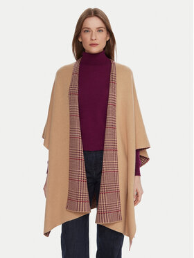 United Colors Of Benetton United Colors Of Benetton Ponczo 112HEU01N Beżowy Regular Fit