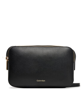 Calvin Klein Calvin Klein Kabelka Foil Logo Elongated Camera Bag LV04F3276G Čierna