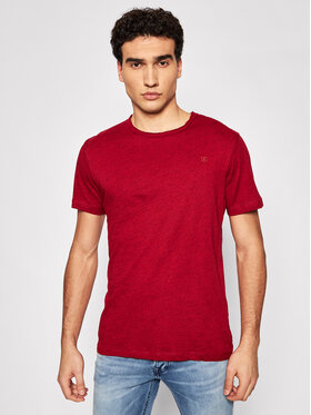 Jack&Jones PREMIUM Jack&Jones PREMIUM T-Shirt Bluvance 12185027 Czerwony Regular Fit