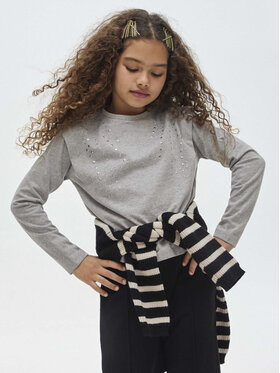 Mayoral Mayoral Bluse 7.055 Grau Regular Fit