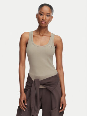 Guess Guess Top V4YP06 K8RT2 Beež Slim Fit