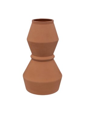 MIAhome MIAhome Wazon z terrakoty 30 cm FLORERO Pomarańczowy