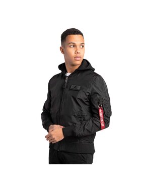 Alpha Industries Alpha Industries Kurtka przejściowa MA-1 TT Hood 196108-515 Czarny Classic Fit