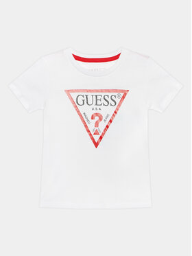 Guess Guess T-krekls N73I55 K8HM0 Balts Regular Fit