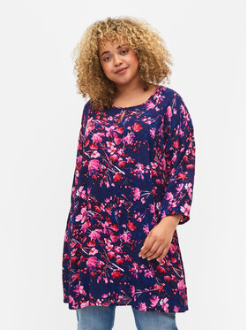 Zizzi Zizzi Nyári ruha V00040G Sötétkék Loose Fit