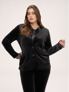 Fiorella Rubino Fiorella Rubino Marynarka Q076T000330N033 Czarny Regular Fit