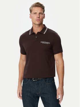 MICHAEL Michael Kors MICHAEL Michael Kors Polo särk CF6536S19P Tumepruun Regular Fit