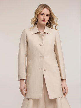 Motivi Motivi Cappotto invernale 0021Q000654N002 Crema Regular Fit