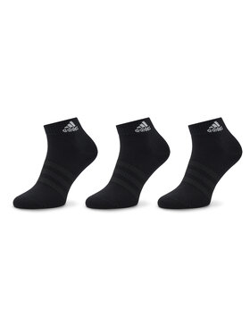 adidas adidas Комплект 3 чифта къси чорапи унисекс Thin and Light Ankle Socks 3 Pairs IC1282 Черен