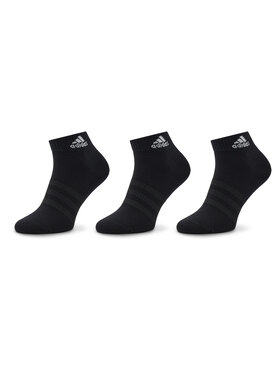 adidas adidas Σετ 3 ζευγάρια κοντές κάλτσες unisex Thin and Light Ankle Socks 3 Pairs IC1282 Μαύρο