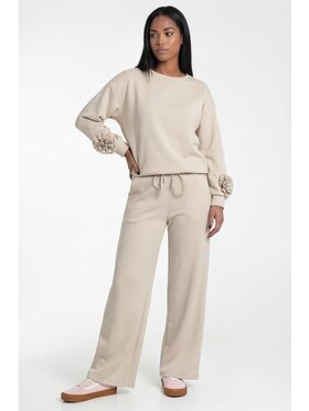 FIGL FIGL Φόρμα M1316 Μπεζ Straight Fit
