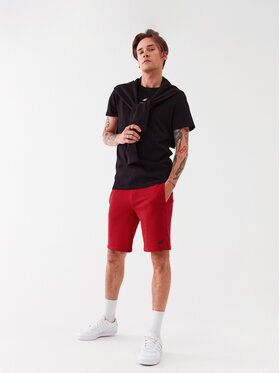 4F 4F Sportovní kraťasy 4FSS23TSHOM156 Červená Regular Fit