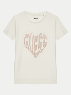 Guess Guess Тишърт J5RI46 J1314 Екрю Regular Fit