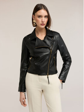 Motivi Motivi Giacca in similpelle R314Q001114N033 Nero Slim Fit