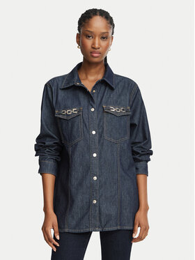 Liu Jo Liu Jo Koszula jeansowa UF6104 D0268 Granatowy Slim Fit