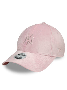 New Era New Era Czapka z daszkiem New York Yankees Diamante Velour 9Forty 60595353 Różowy