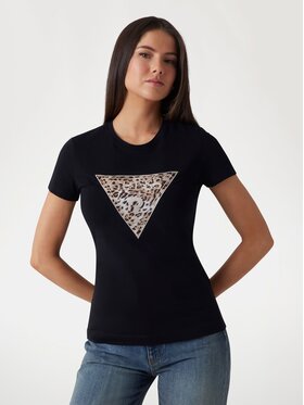 Guess Guess T-Shirt 174459 Czarny Classic Fit