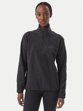 adidas adidas Fleecová mikina Terrex Multi Essentials Half Zip Fleece Jacket KZ1798 Černá Regular Fit