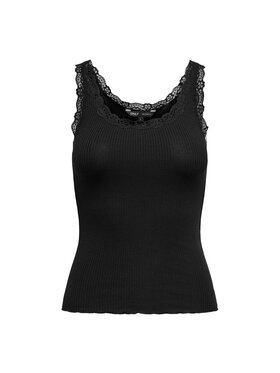 ONLY ONLY топ Sara 15345994 Черен Slim Fit