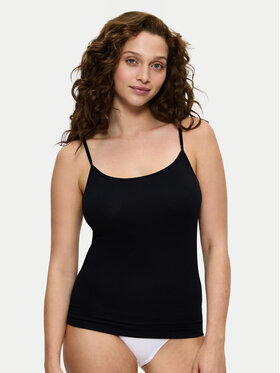 Triumph Triumph Τοπ Sense Of Cotton 10224958 Μαύρο Slim Fit