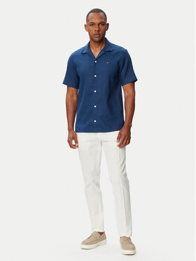 Tommy Hilfiger Tommy Hilfiger Риза MW0MW43090 Син Regular Fit