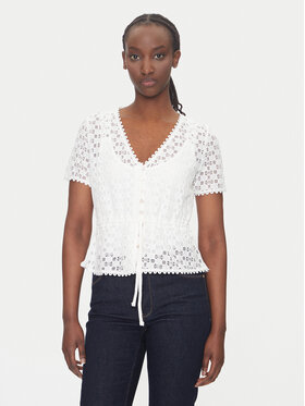 Morgan Morgan Palaidinė 231-DATE Balta Slim Fit