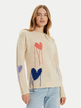 Frieda & Freddies Frieda & Freddies Sweater 3366 Bézs Regular Fit