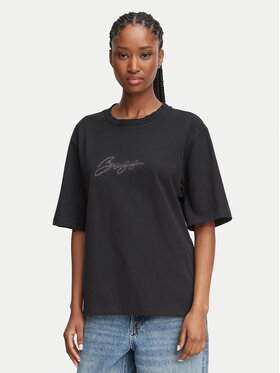 BOSS BOSS T-Shirt Eregular 50571460 Czarny Regular Fit