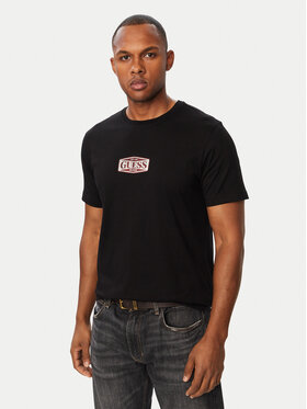 Guess Jeans Guess Jeans T-Shirt 184114 Czarny Classic Fit