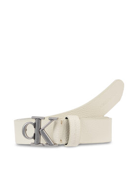 Calvin Klein Jeans Calvin Klein Jeans Ženski pas Round Mono Lthr Belt K60K611253 Écru