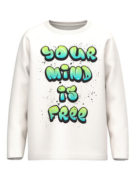 NAME IT NAME IT Μπλουζάκι 13218786 Λευκό Loose Fit