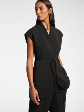 Elena Mirò Elena Mirò Giacca di transizione R147Z100031N033 Nero Slim Fit
