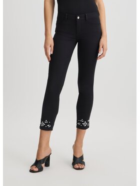 Liu Jo Liu Jo Spodnie materiałowe WA5457T4033M9640 Czarny Slim Fit