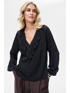 blue shadow blue shadow Bluzka Mila Czarny Regular Fit
