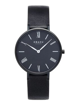 Obaku Obaku Zegarek V283LXBBRB Czarny