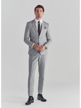 Pako Lorente Pako Lorente Spodnie garniturowe P22SF-6G-006 Szary Slim Fit