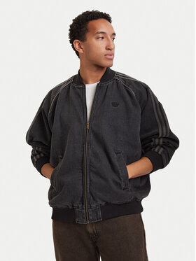 adidas adidas Traper jakna Sst Denim Track Top IB6948 Siva Regular Fit