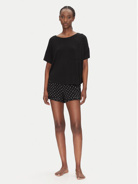 Hunkemöller Hunkemöller Pijama 301485 Negru Regular Fit
