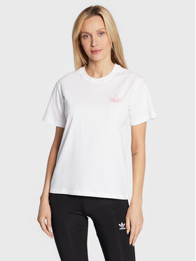 adidas adidas T-Shirt HK5173 Biały Regular Fit