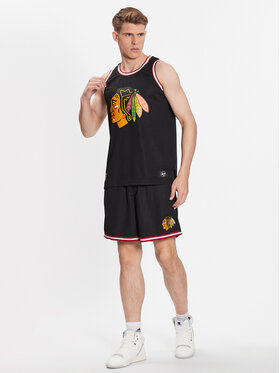 47 Brand Tank Top Chicago Blackhawks 47 Grafton Tank Crna Regular Fit