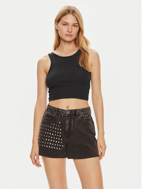 JDY JDY Топ Sofia 15275093 Чорний Cropped Fit