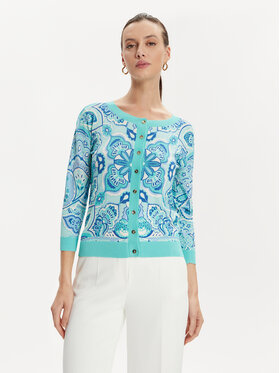 Luisa Spagnoli Luisa Spagnoli Kardigan Crostone 58242 Niebieski Regular Fit