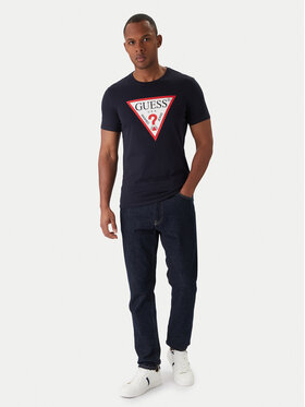 Guess Guess T-Shirt M2YI71 I3Z14 Dunkelblau Slim Fit